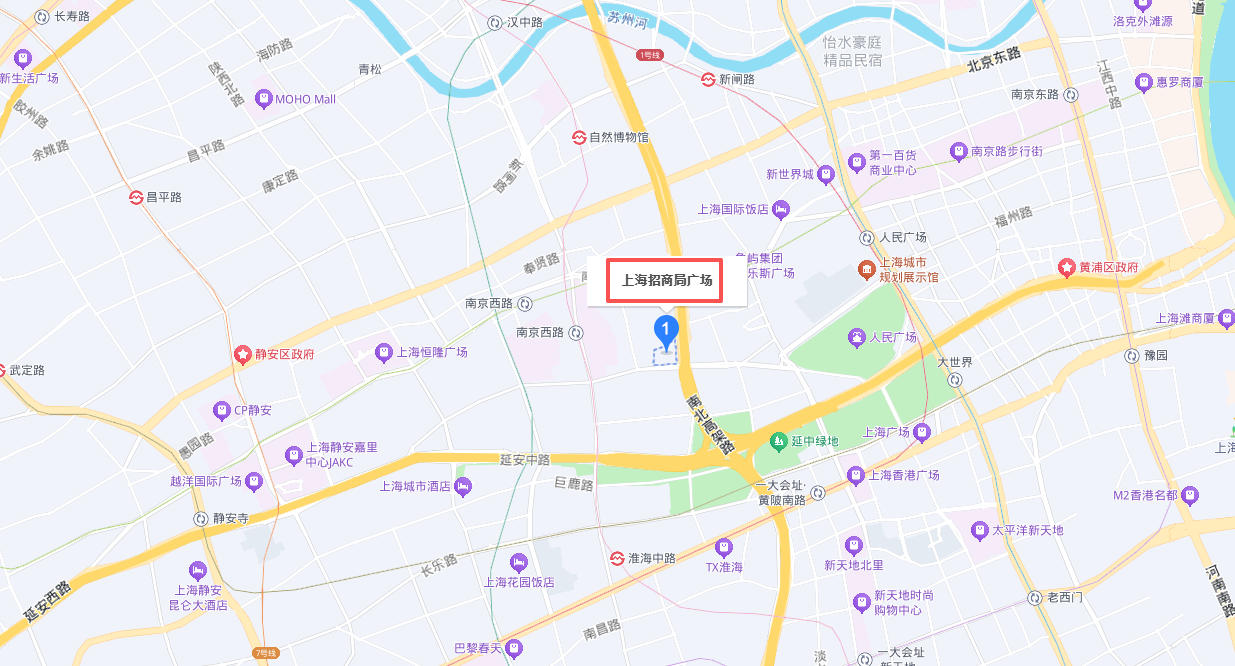 上海招商局广场区位图